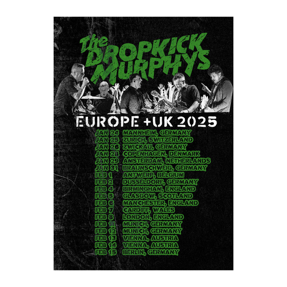 Dropkick Murphys (EU UK Tour 2025) Poster