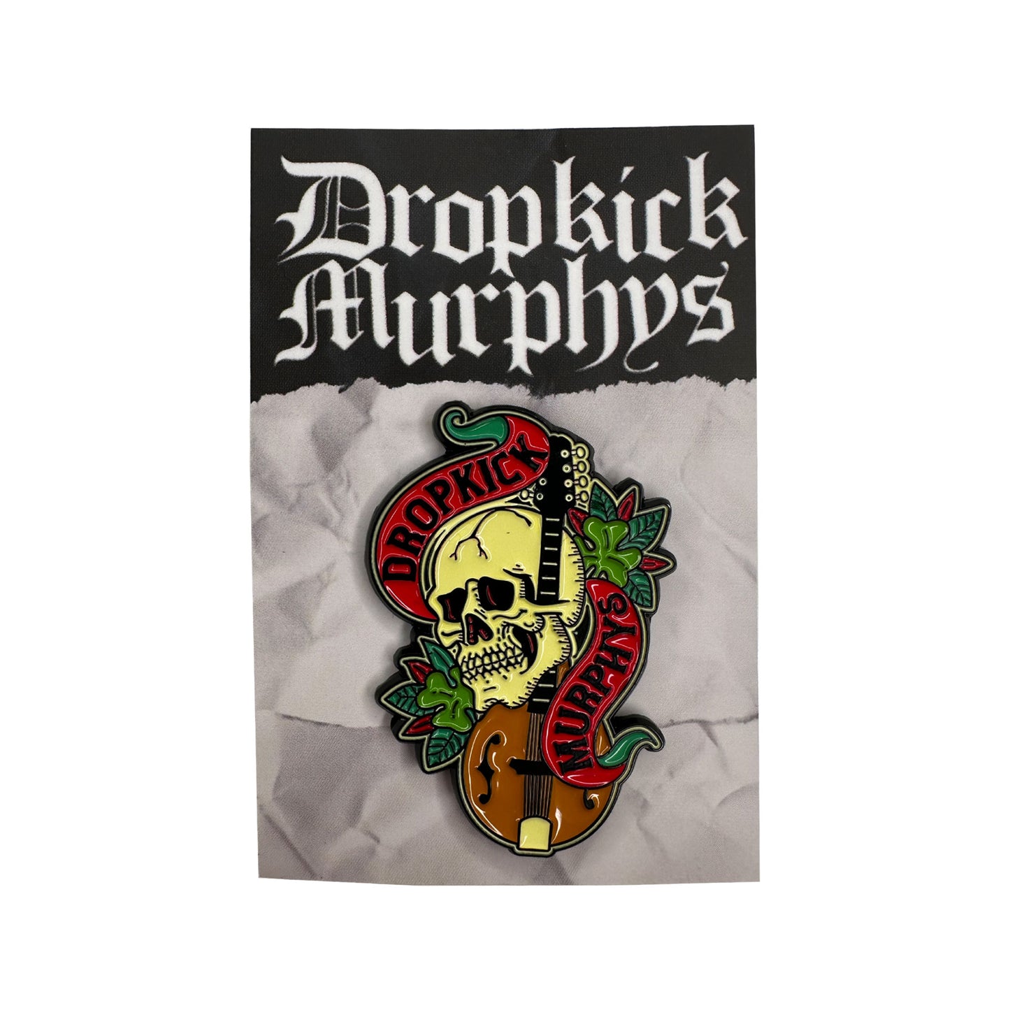 Dropkick Murphys (Skelly and Guitar) Enamel Pin