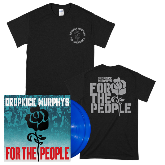 For The People | 2xBlue Vinyl+T-Shirt Bundle