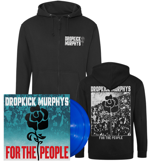 For The People | 2xBlue Vinyl+Zip-Hood Bundle