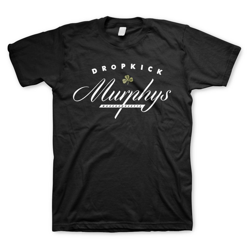 Dropkick Murphys Cursive Uomo T-Shirt Nero M 100% Cotone Regular Dropkick Murphys Cursive Uomo T-Shirt Nero M 100% Cotone Regular