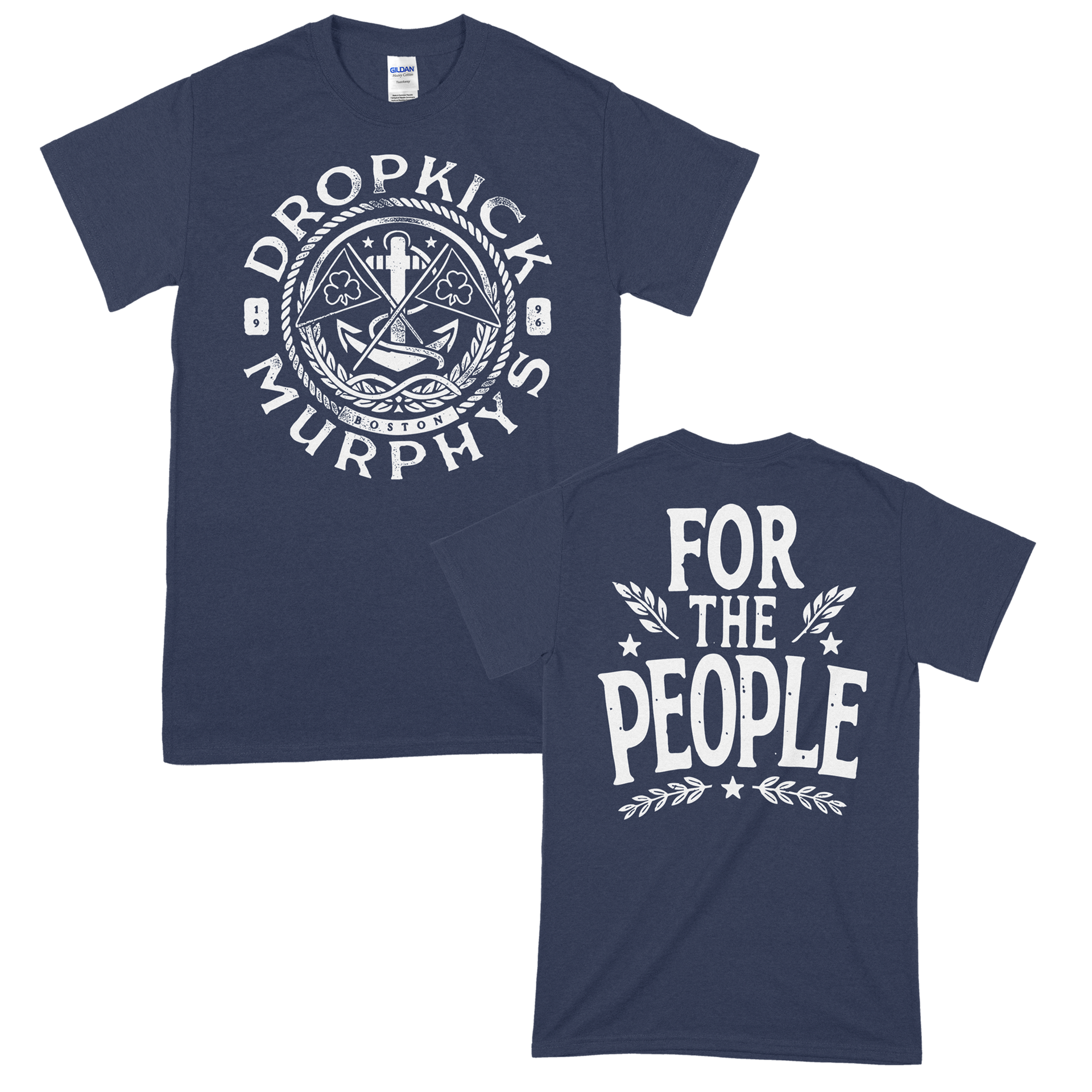 Dropkick Murphys (Celtic Nautical Blue) T-Shirt – Dropkick Murphys